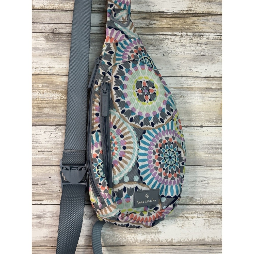 Vera Bradley Essential Sling Crossbody Shoulder Backpack Lightweight